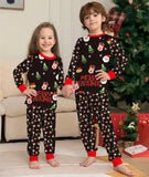 Xmas Family Matching Pajamas Set Christmas Deer Santa Print