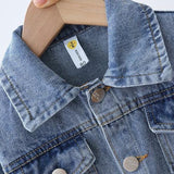 Cartoon Daisy Denim Girls Jacket