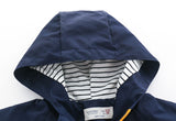 Hooded Kids Zipper Jacket Coats