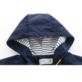 Hooded Kids Zipper Jacket Coats