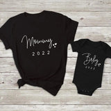 New Daddy/Mommy/Baby 2022 Family T-Shirts