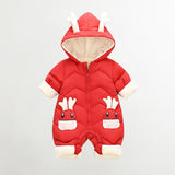 Baby Winter Jumpsuit Romper Jacket Coat