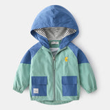 Hooded Kids Zipper Jacket Coats