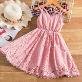 Girls Summer Sleeveless Frock Dress