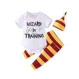 Little Wizard Romper+Pants+Hat Outfit