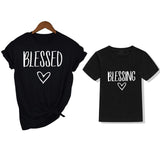 Blessed/Blessing Mommy and Daughter T-Shirts