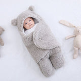 Soft Fluffy Fleece Newborn Sleeping Blanket