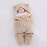 Soft Fluffy Fleece Newborn Sleeping Blanket