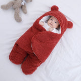 Soft Fluffy Fleece Newborn Sleeping Blanket