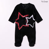 Stars Full Sleeves Romper