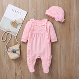 Girls One Piece Romper & Hat