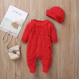 Girls One Piece Romper & Hat