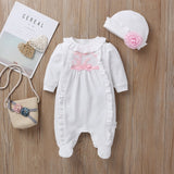 Girls One Piece Romper & Hat