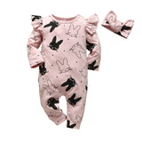 Baby Girls Romper and Headband