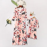 Mommy/Daughter Vestido Robe Dress