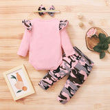 Daddy's Little Girl Bodysuit and Pants Set with Headband