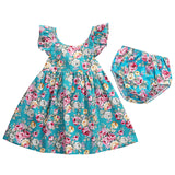 Lovely Summer Ruffle Floral Dress