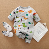 Dinosaur Print Baby's Rompers