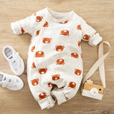 Dinosaur Print Baby's Rompers