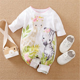 Dinosaur Print Baby's Rompers