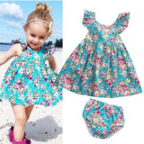 Lovely Summer Ruffle Floral Dress