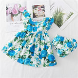 Lovely Summer Ruffle Floral Dress