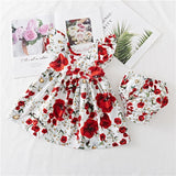 Lovely Summer Ruffle Floral Dress