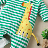 Giraffe Cartoon Baby Romper