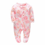 Newborn Footed Long Sleeve Jumpsuit