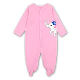 Newborn Footed Long Sleeve Jumpsuit