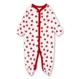 Newborn Footed Long Sleeve Jumpsuit