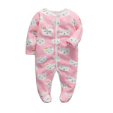 Newborn Footed Long Sleeve Jumpsuit