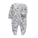 Newborn Footed Long Sleeve Jumpsuit